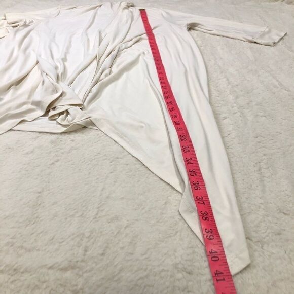 Bailey Creamy White Long Cardigan - Picture 9 of 11